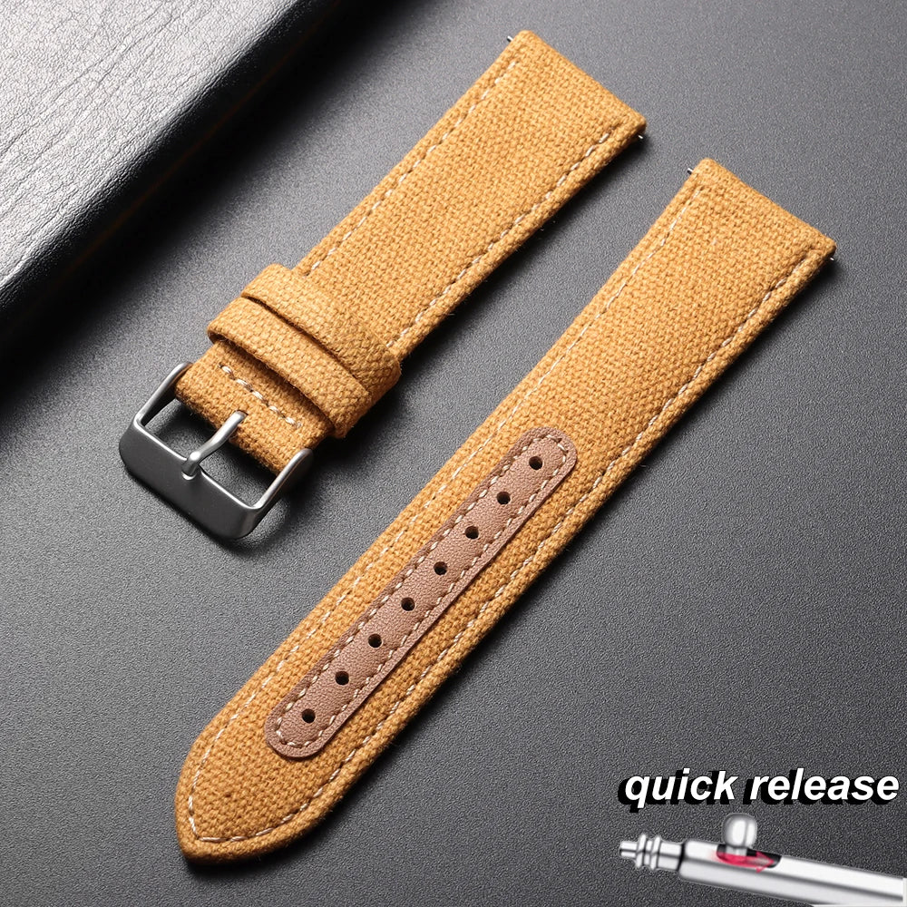 20mm 22mm Nylon Watch Band for Seiko Army Military Canvas Woven Nylon Strap Women Men Sport Watch Bands Quick Release Wristband