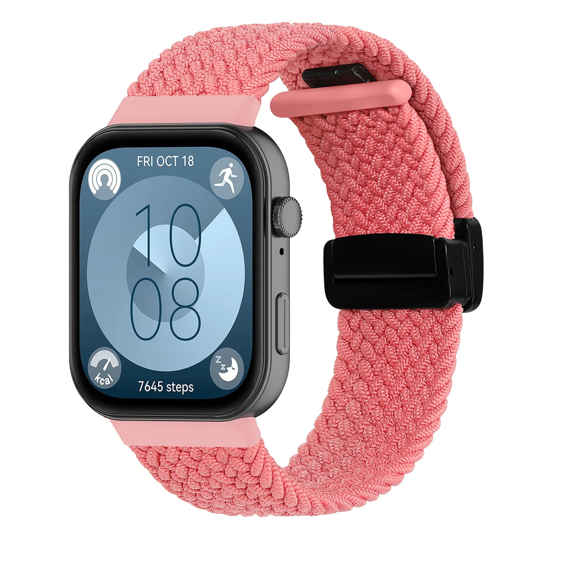 For Huawei Watch Fit 3 Band Weave Bracelet Colorful Wriestband For Huawei Fit 3 Sport Magnetic Nylon Strap Replaceable Watchband