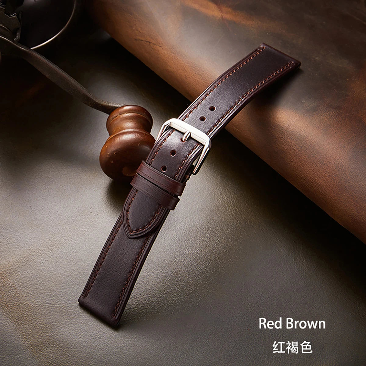 New Style Genuine Leather Watch Strap for Casio for Seiko 18/20/22mm Retro Oil Wax Skin Ultra-thin Quality Business Watchband