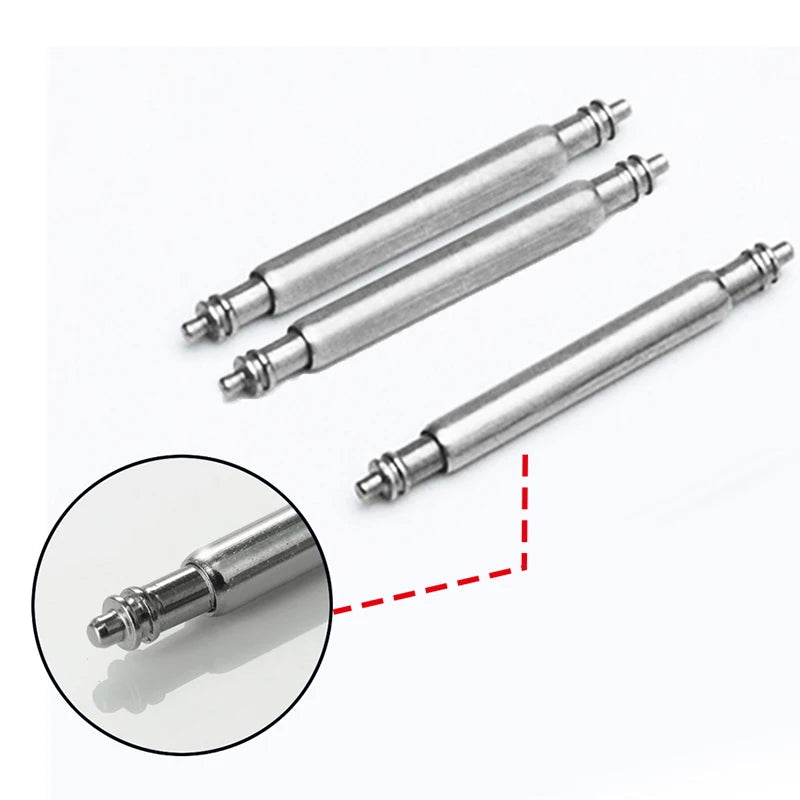 2mm Diameter Watch Spring Bar Watch Band Pin  Accessories Part Stainless Steel Spring Rod Link Pins 16mm 20mm 22mm Strap pins