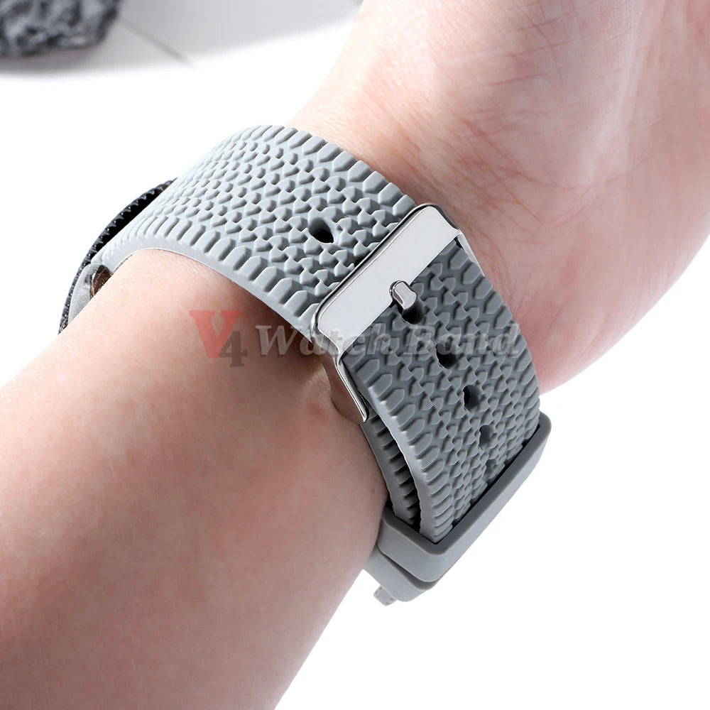 18mm 20mm 22mm 24mm Quick Release Silicone Strap for Samsung Galaxy Watch 3 4 5  for Huawei GT2/GT3 Smart Watch Bracelet