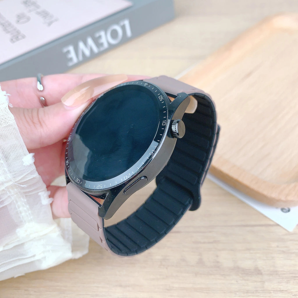 20mm Strap For Omega X Swatch Joint MoonSwatch Band Magnetic Loop Silicone Bracelet For Amazfit GTS4 Watch7 6 5 4 40/44mm Correa