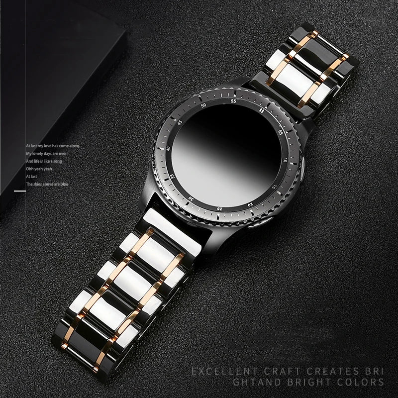 Ceramics Bracelet For Huawei Watch GT6pro 46mm GT5/6/4/3 46mm Strap 22mm Correa For CMF Watch Pro 2 3 By Nothing Watch Accessory