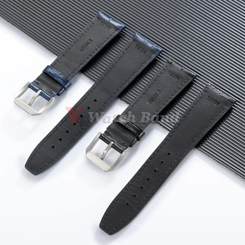 20mm 21mm 22mm Cowhide Watch Strap Genuine Belt for IWC Pilot Portugieser Portofino Watchband Bracelet Men Watch Accessories