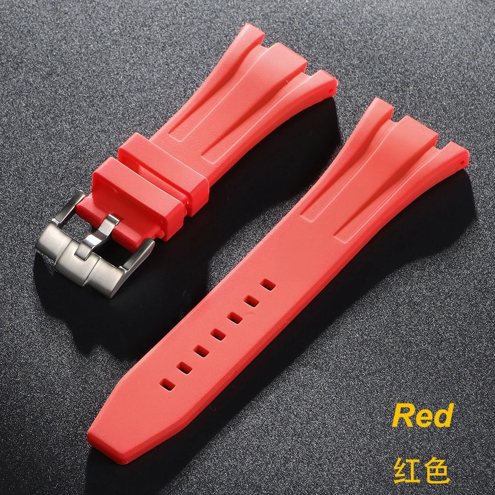 27/28/30mm Silicone Watchband for AP for royal oak offshore Replacement Bracelet Wristband for 15703 Sports Waterproof Straps