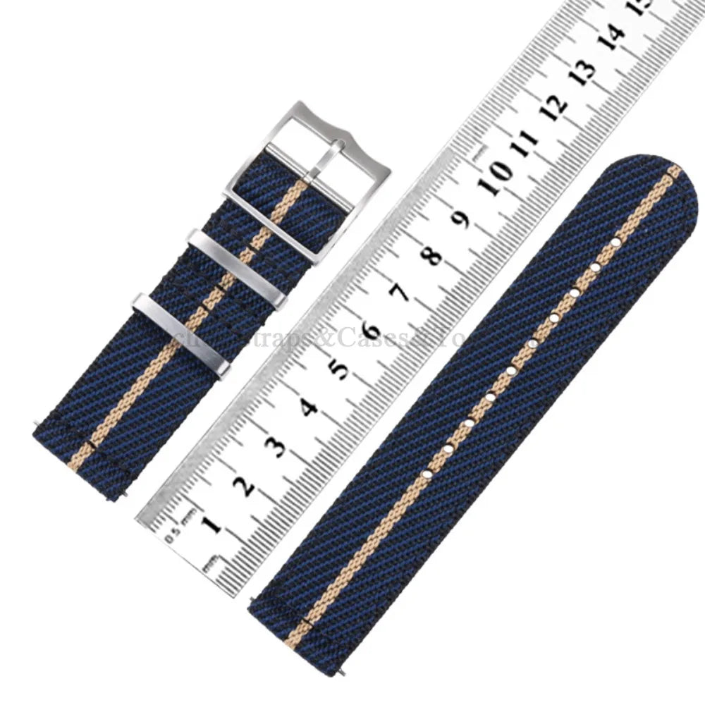 20mm 22mm Quick Release Nylon Watch Strap for Tudor Woven Canvas Fabric Band for Omega for Seiko for Military Men Women Bracelet