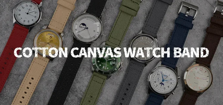 Quick Release Bracelet 18mm 20mm 22mm for Huawei Strap Braided Canvas Watch Band for Samsung Galaxy 3/4 40/44mm Classic 46/42mm