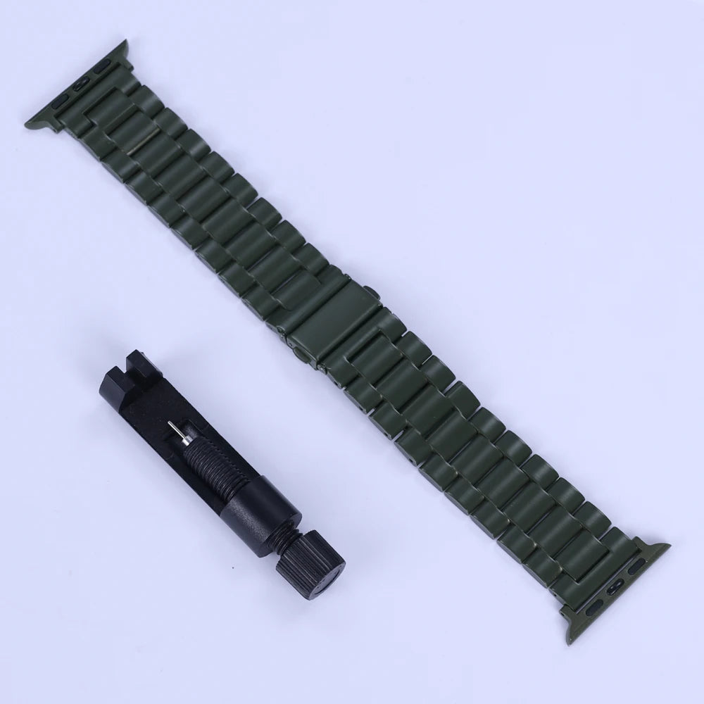 Metal Strap For Apple Watch Band 49mm 45mm 41mm 46mm 44mm Stainless Steel Correa Bracelet belt iwatch 42mm series 7 6 SE 8 Ultra