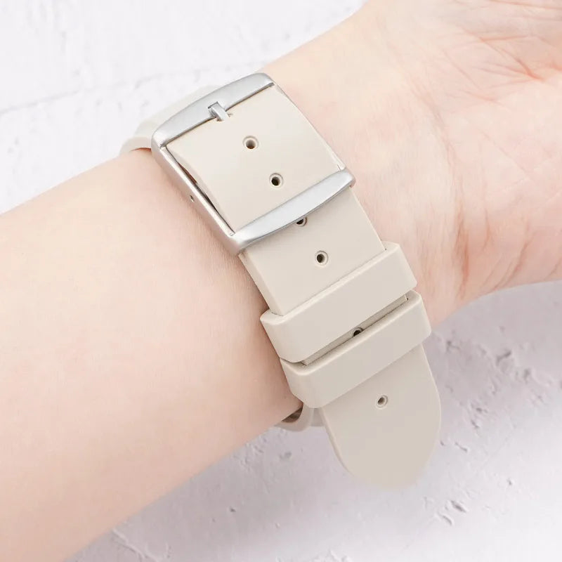 20mm For Moonswatch Rubber Watch Strap For Omega Curved End Interface Joint Constellation Men Women Waterproof Sports Watch Band