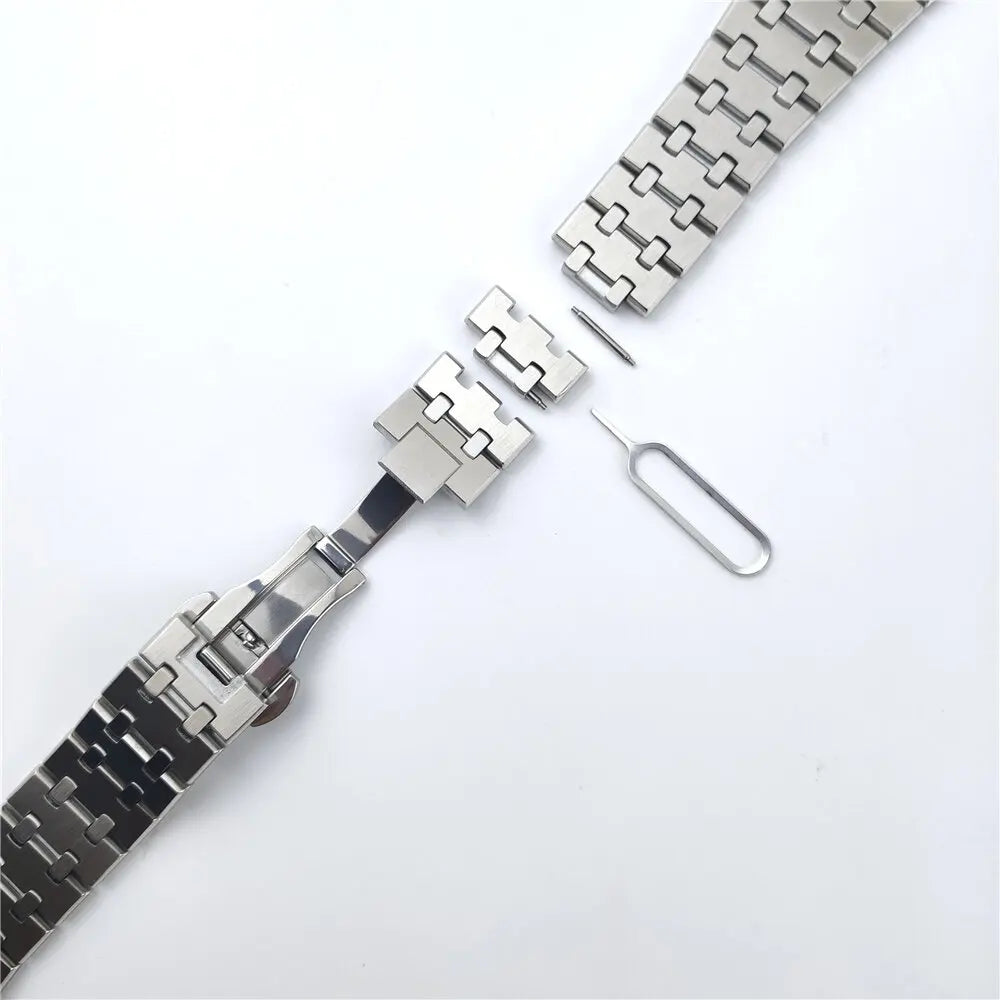 22mm Stainless Steel Strap For Huawei Watch GT5 46mm Band Metal Business Bracelet For Huawei Watch GT4 46mm GT2e Watchband