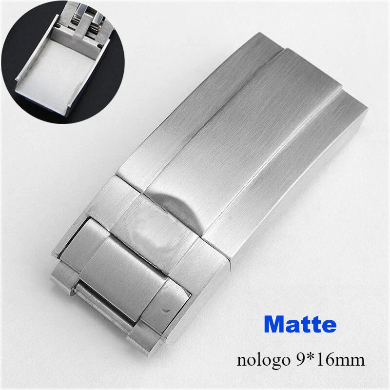 Wacthband Backle 9*16mm for Rolex Submariner Blackwater Ghost Ghost King Buckle Daytona Combination Lock Strap Steel Strap Clasp