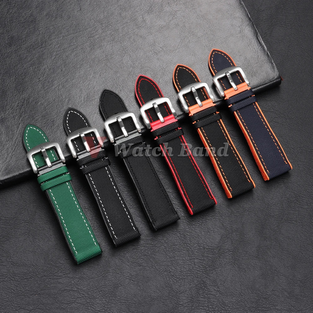 Watch Band for Omega for Swatch Joint for MoonSwatch Strap for Seamaster 300 Men Women 20mm Rubber Silicone Strap Wrist Bracelet