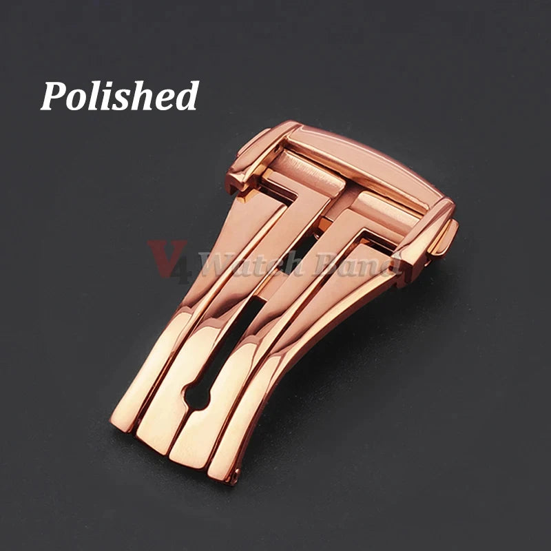 20mm Metal Watchband Buckle for OMEGA 18mm 16mm Steel Clasp for Leather Rubber Watchband Butterfly Button Folding Buckles