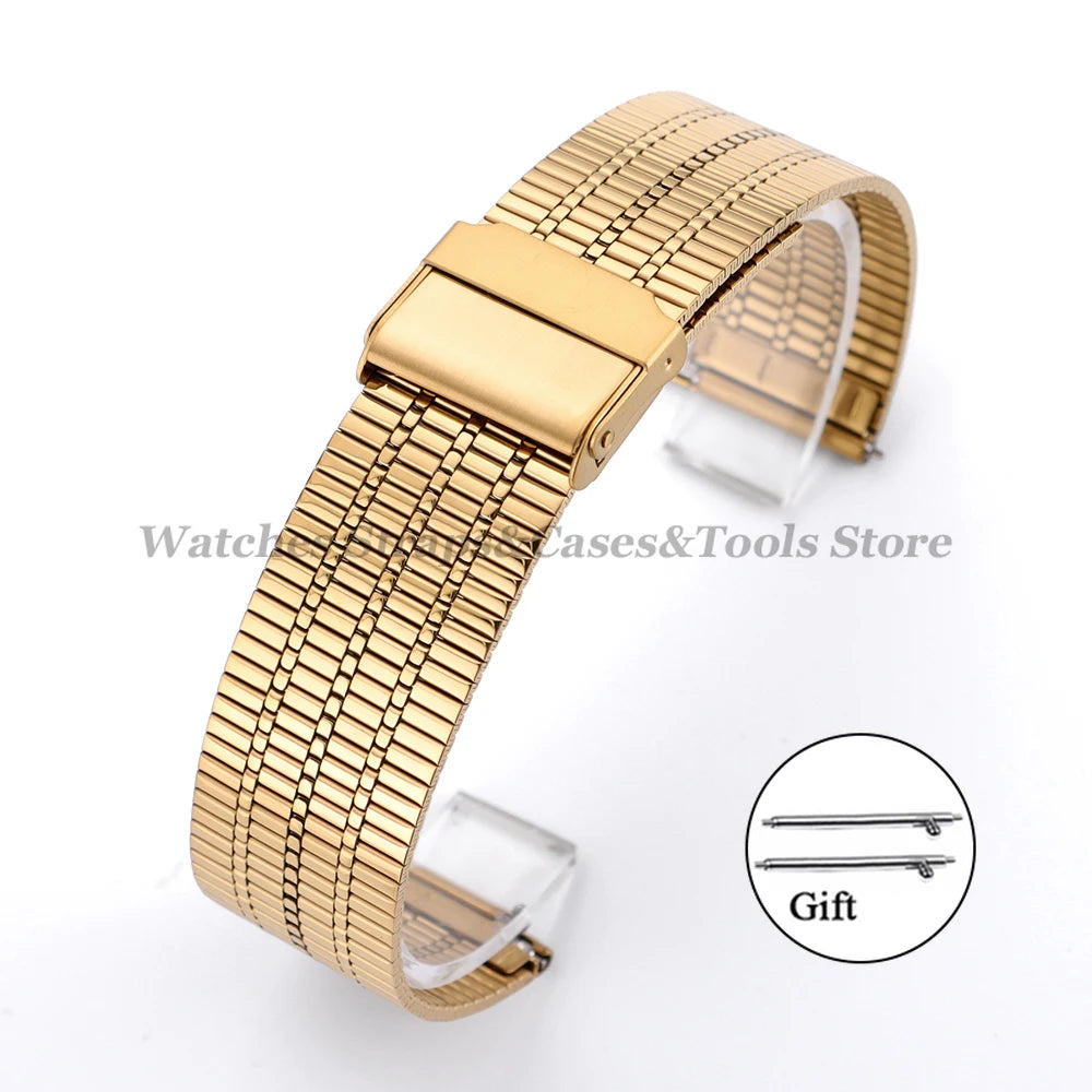 20mm 22mm Stainless Steel Metal Straps for Garmin Venu 3/2/Sq Band for Longines for TISSOT for DW Bracelet Women Men Sport Belts