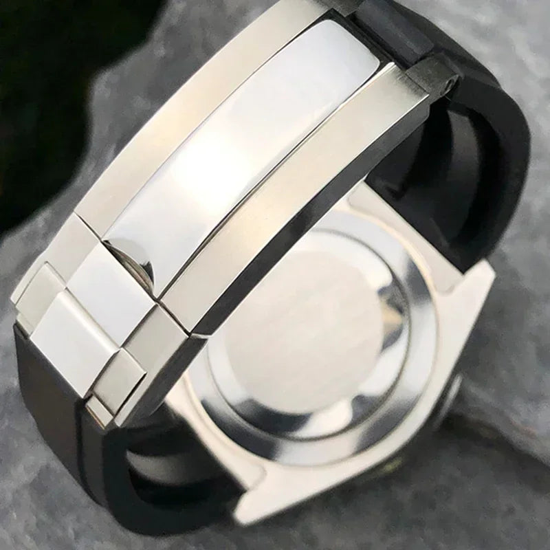 20mm Bracelet for Rolex Submariner DAYTONA GMT DEEPSEA Silicone Strap Diver Sport Waterproof  Rubber Watchband 9×9mm SlideBuckle