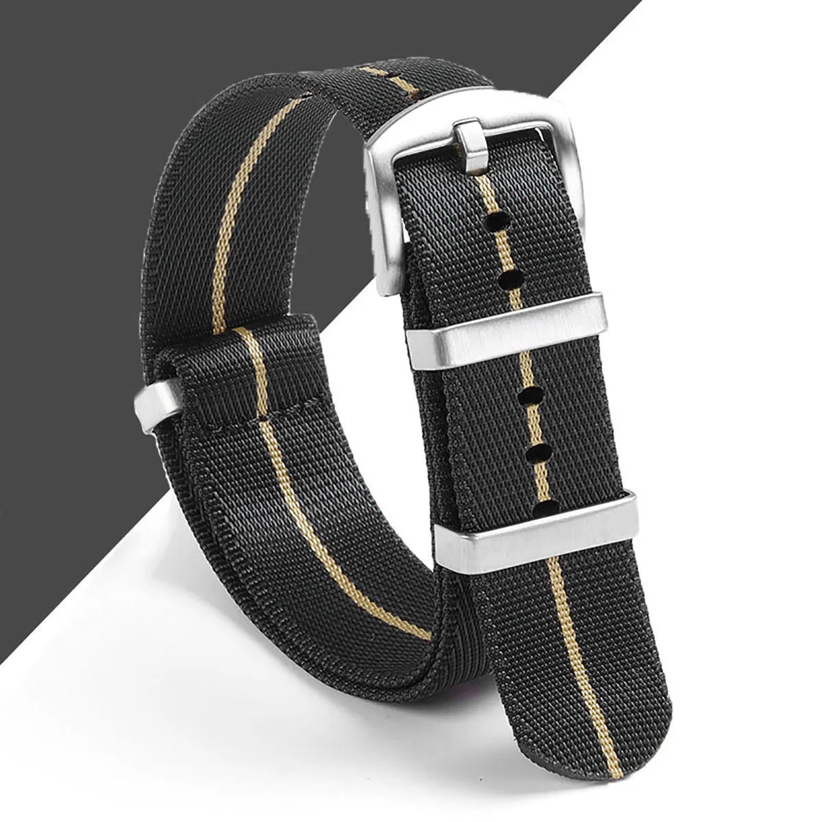 High Density Nylon Watch Band for Omega Bracelet for Huami Amazfit GTS for Seiko for Tudor Military Strap for Samsung Galaxy
