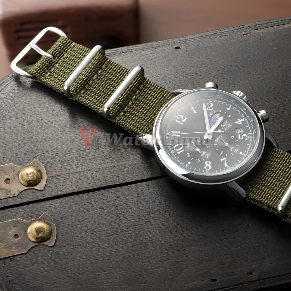 18mm 20mm 22mm Nylon Watch Strap for Tudor Green Military Casual Watchband Replacement for Seiko for Omega Sport Bracelet Belts