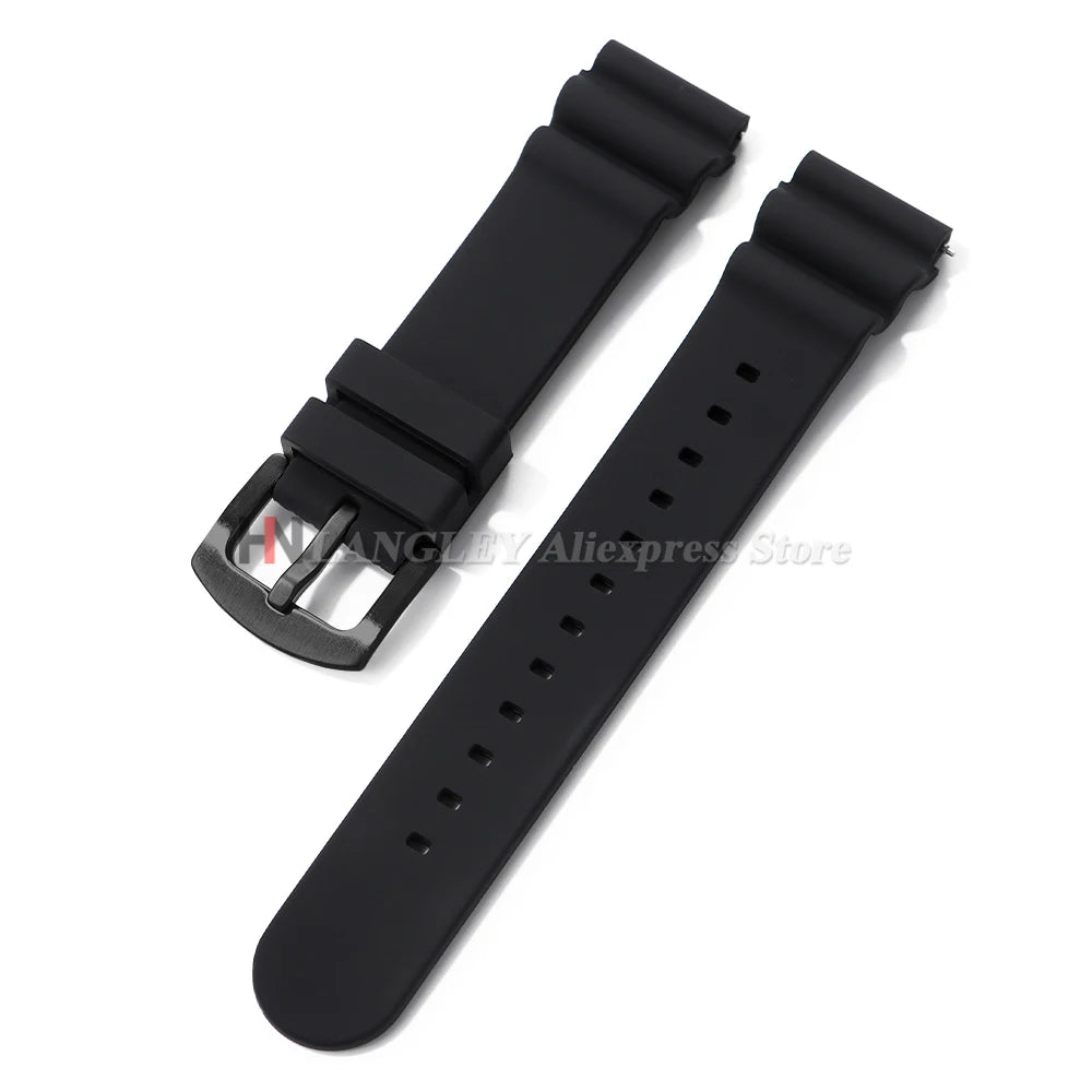 20mm 22mm Soft Rubber Watch Strap for SEIKO 5 SKX007 SKX009 Diving Watch Men Women Sport Silicone Waterproof Replace Bracelets