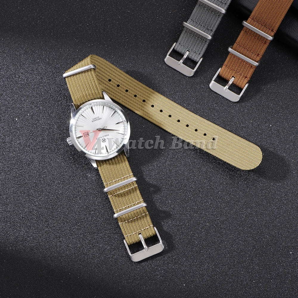 18mm 20mm 22mm Nylon Watch Band Waterproof Watch Strap for Omega Military Casual Watchband for Seiko Army Sport Strap Replace