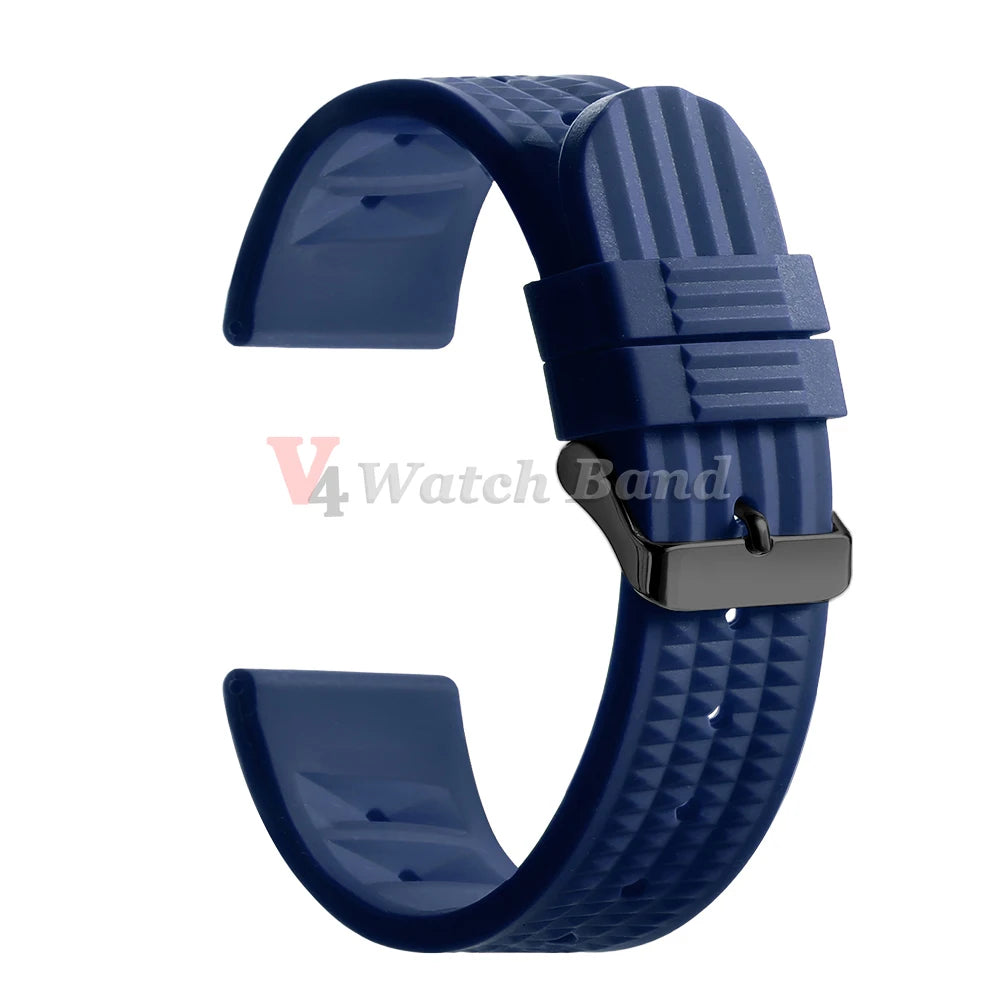 Rubber Strap 20mm 22mm for Omega for Rolex Bracelet Universal Men Diver Silicone Waterproof Sport for Seiko 5 SKX007 Watchband