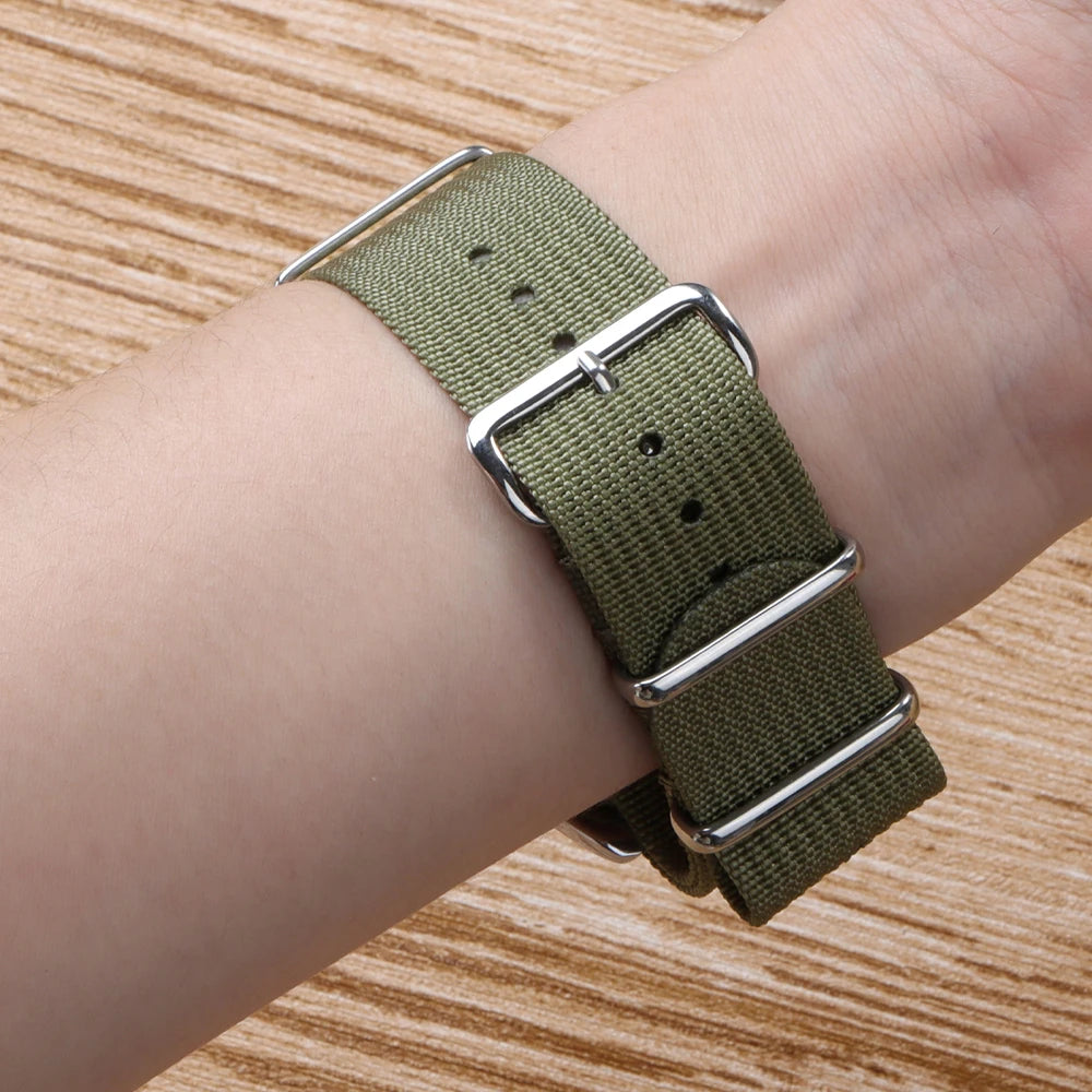 High Quality Nylon Watch Band for Omega 20mm 22mm 18mm Strap for Seiko Military Casual Watchband Army Sport Bracelet Replacement