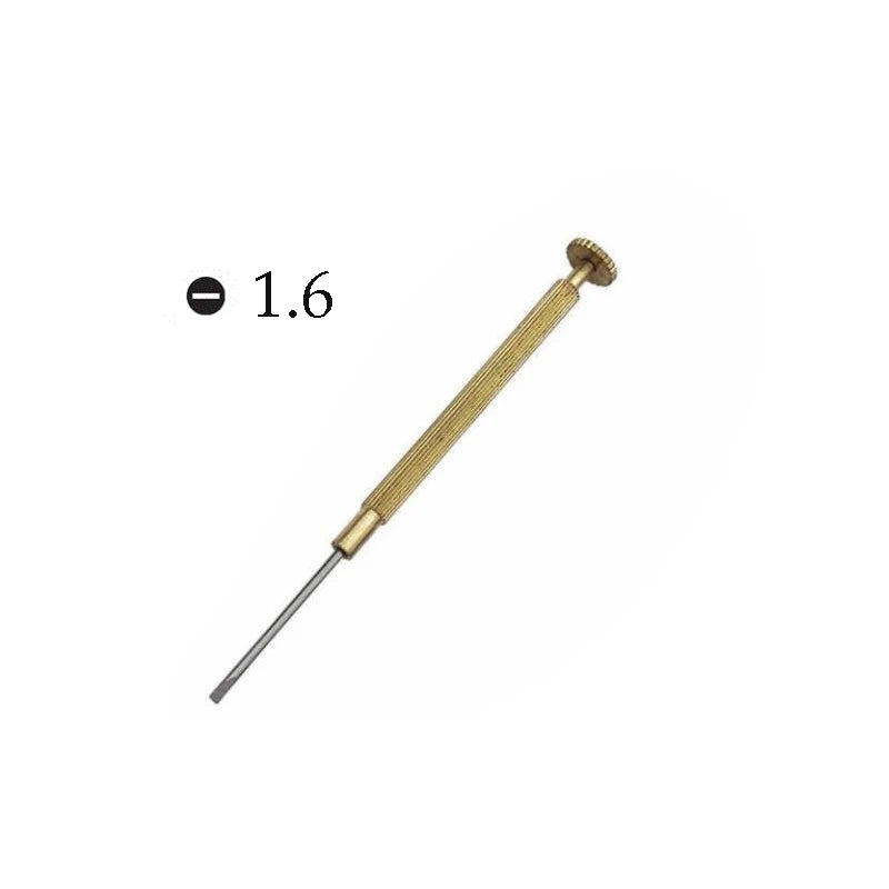 1Pcs Steel Screwdriver for Rolex Watch 0.8 1.0 1.2 1.4 1.6 1.8mm Flat Blade Screw Driver Repair Tools Watchmaker Screwdriver