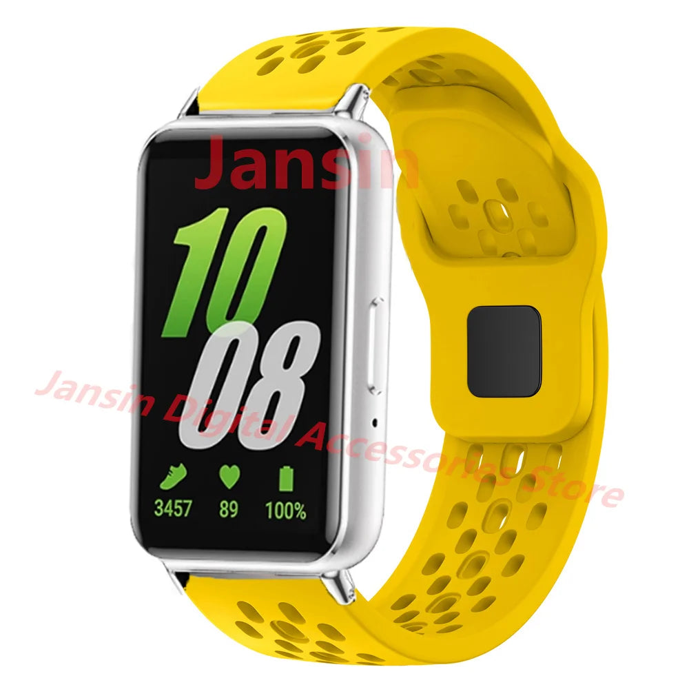Silicone Band For Samsung Galaxy Fit 3 Strap Sport Wristband Correa For Samsung Galaxy Fit3 Bracelet Accessories Watchband