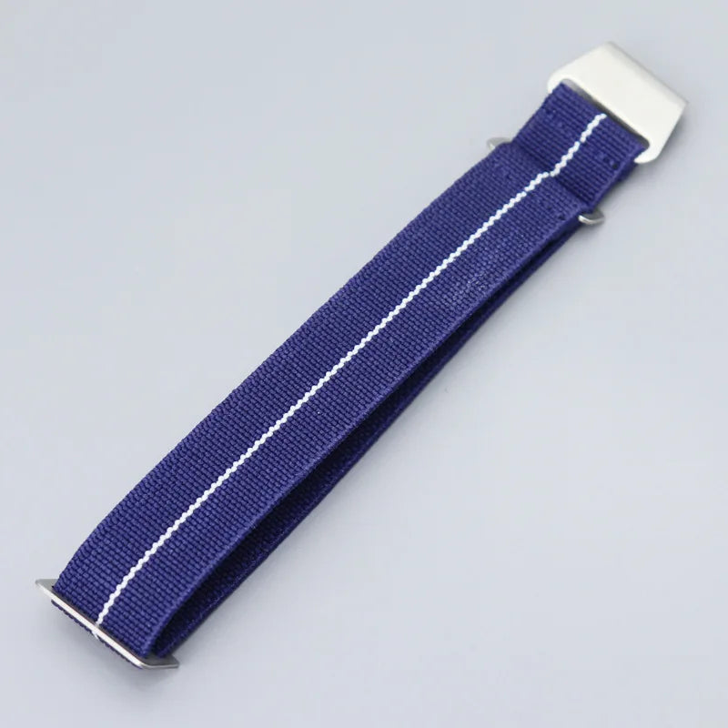 Elastic Nylon Band for Seiko for Rolex for OEMGA for Tudor Watch Sport Bracelet Parachute Watch Strap18mm 20mm 22mm Width