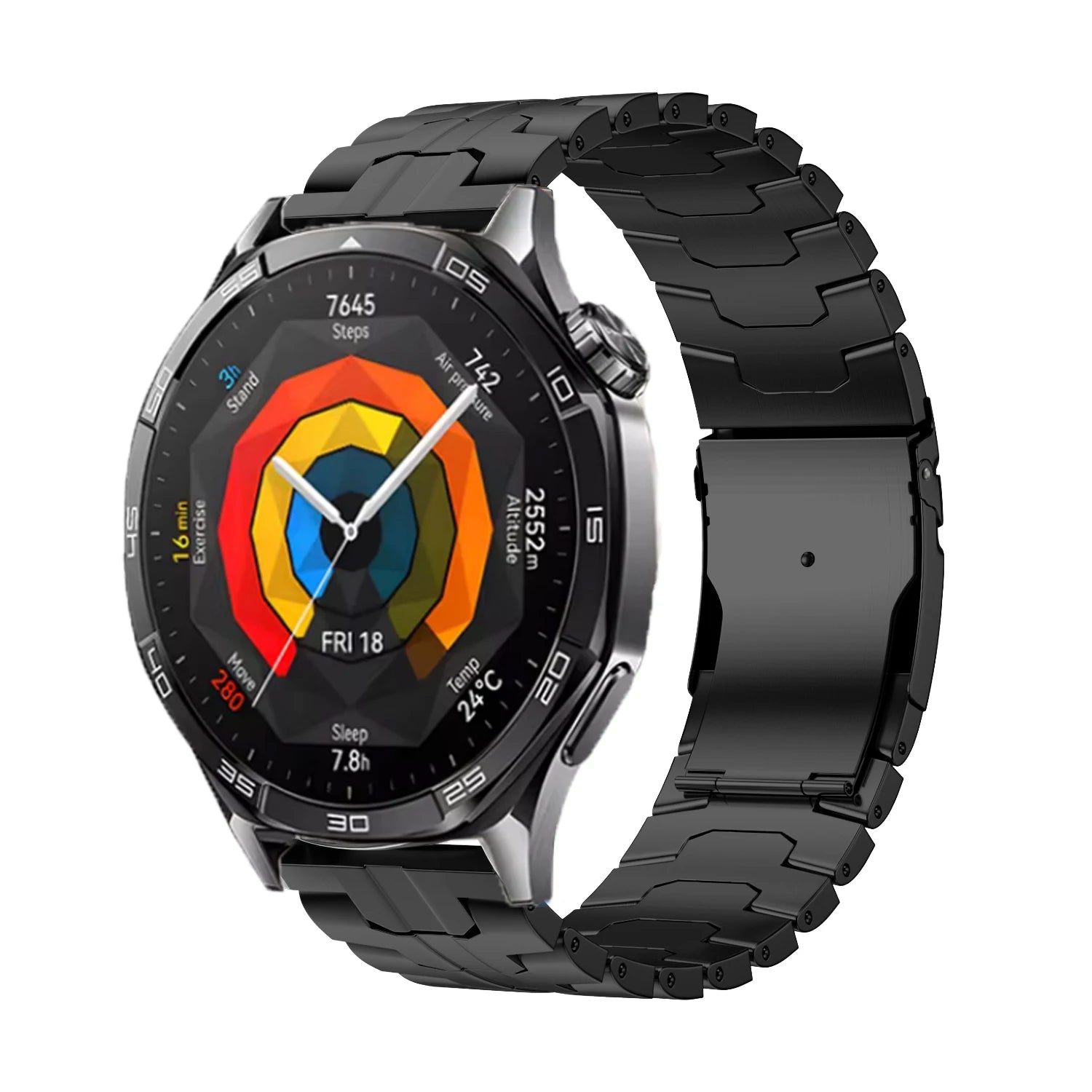 For Huawei Watch GT5 46mm Metal Strap Business Bracelet 22mm For Huawei Watch GT 46mm/GT2e/GT3 46mm Stainless Steel Watchband