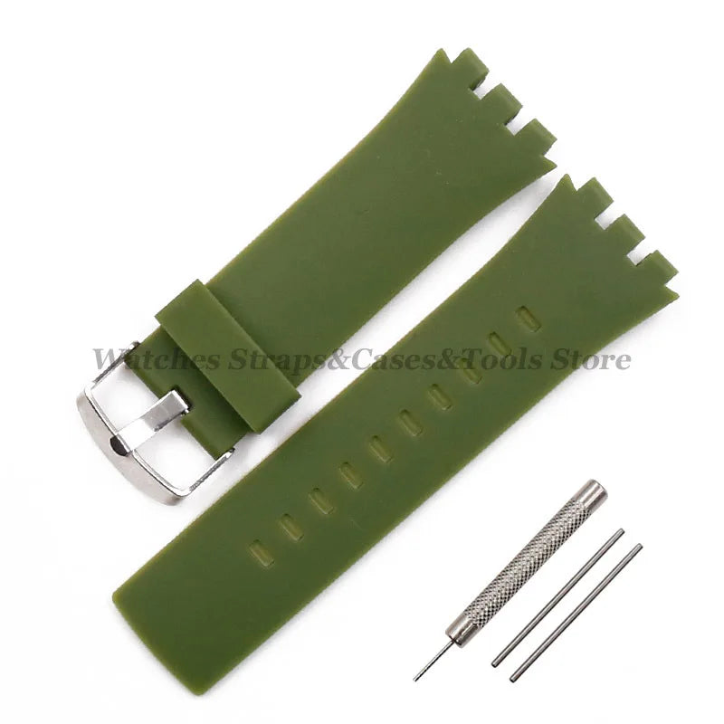 Rubber Watch Strap for SWATCH for TOUCH SURB100 SURW100 Silicone Watchbands 22mm Men Women Sports Bracelet Watch Accessories