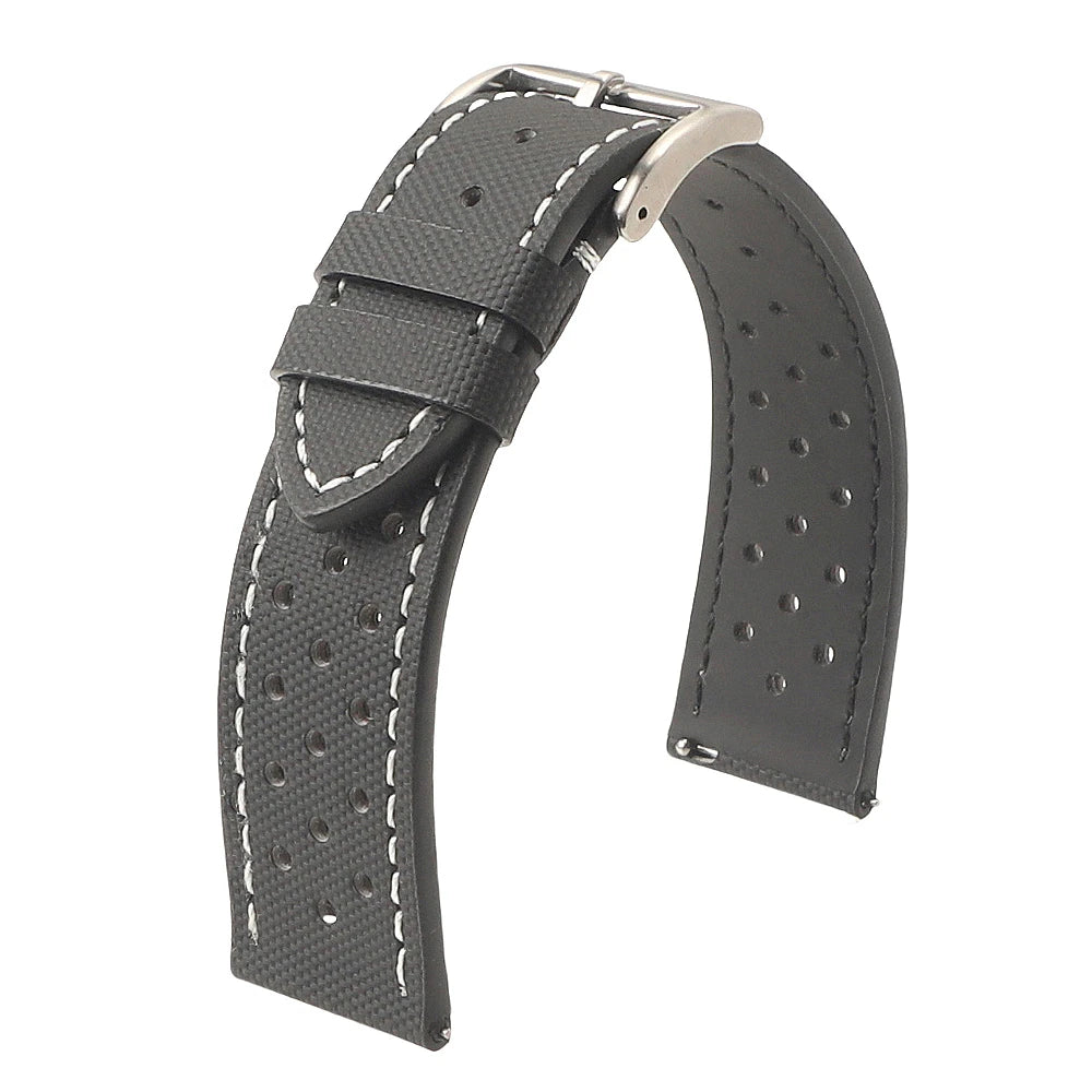 Breathable Sailcloth Watch Strap 18mm 19mm 20mm 22mm for Omega for Seiko Nylon Waterproof Men Women Quick Release Watchband