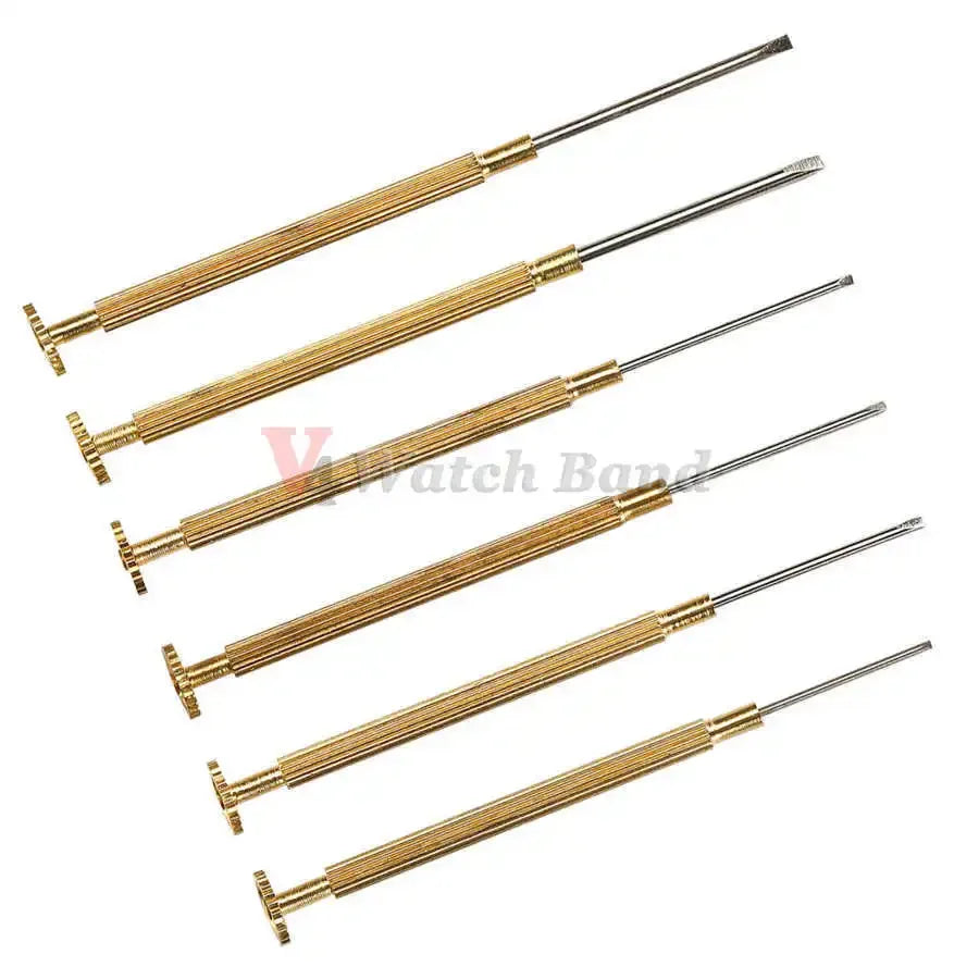 Metal Slotted Screwdriver for Rolex Watch Band Repair Tools 0.8 1.0 1.2 1.4 1.6 1.8mm Removal Install Screws Rod for Watchmaker