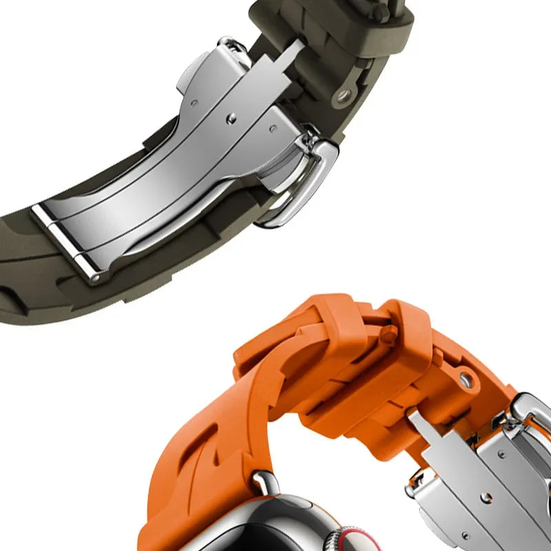 For Apple Watch 11 46 42mm Kilim Single Tour Strap For Iwatch 10 9 8 se 49/45mm Silicone Bracelet Band Sport Wristband Accessory