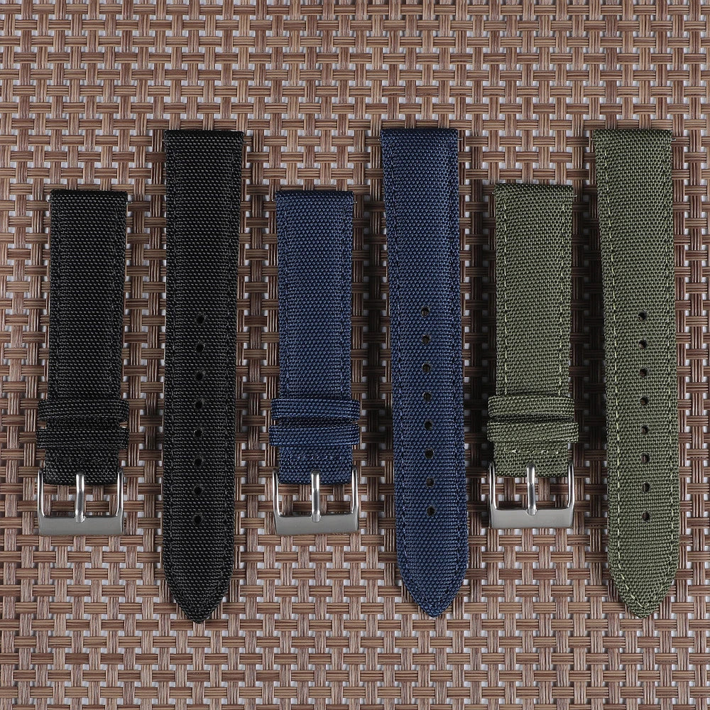 Waterproof Sailcloth Watch Band Quick Release Watch Strap 18mm 19mm 20mm 21mm 22mm 24mm Nylon Watchband for Blancpain for Omega