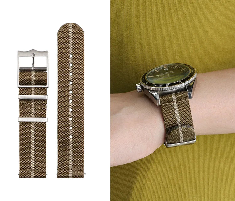 Nylon Military Strap for Tudor Men Women Woven Canvas Fabric Watch Band for Omega for Swatch 20mm 22mm Quick Release Bracelet