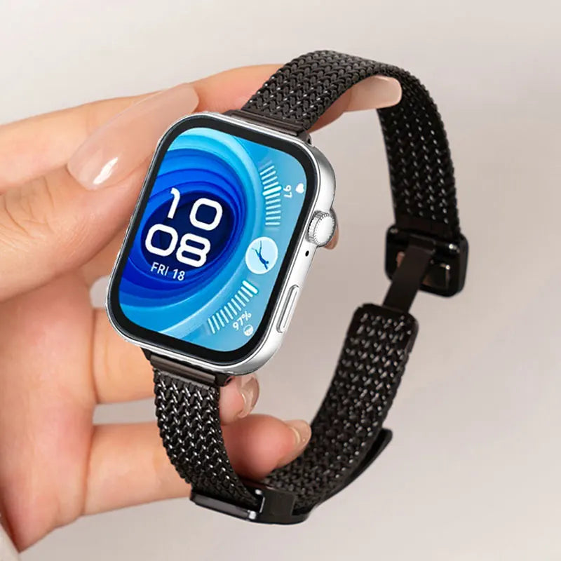 Magnetic Metal Strap For Huawei Fit 4 3 Bracelet Stainless Steel Business Slim Correa For Huawei Watch Fit 4pro Band Accessories