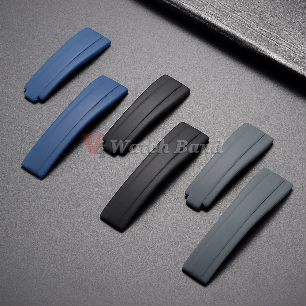 20mm Watchband for Rolex DAYTONA SUBMARINER Yacht-Master GMT Explorer Silicone Rubber Watch Accessory Watch Bracelet Strap Chain