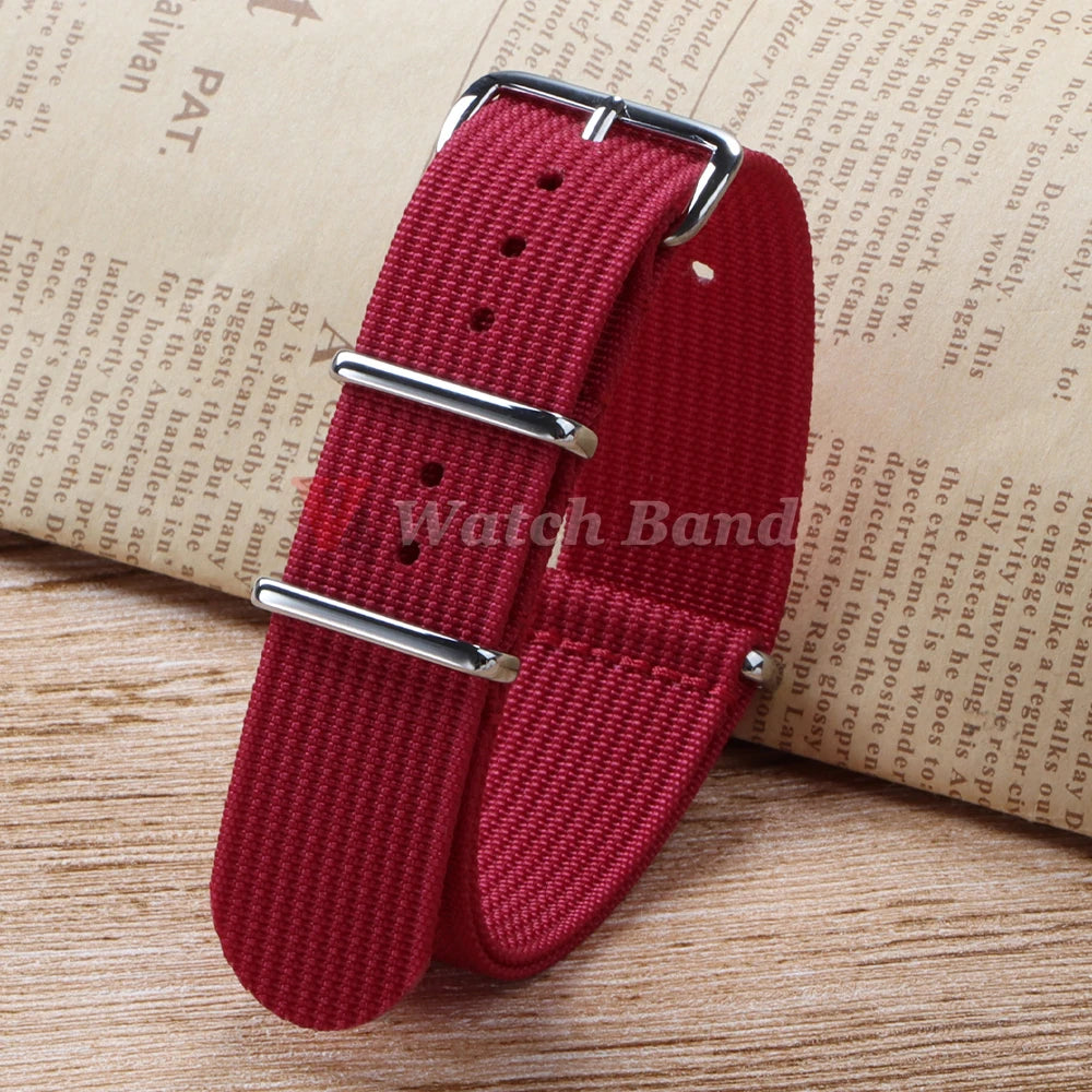 High Quality Nylon Watch Band for Omega 20mm 22mm 18mm Strap for Seiko Military Casual Watchband Army Sport Bracelet Replacement
