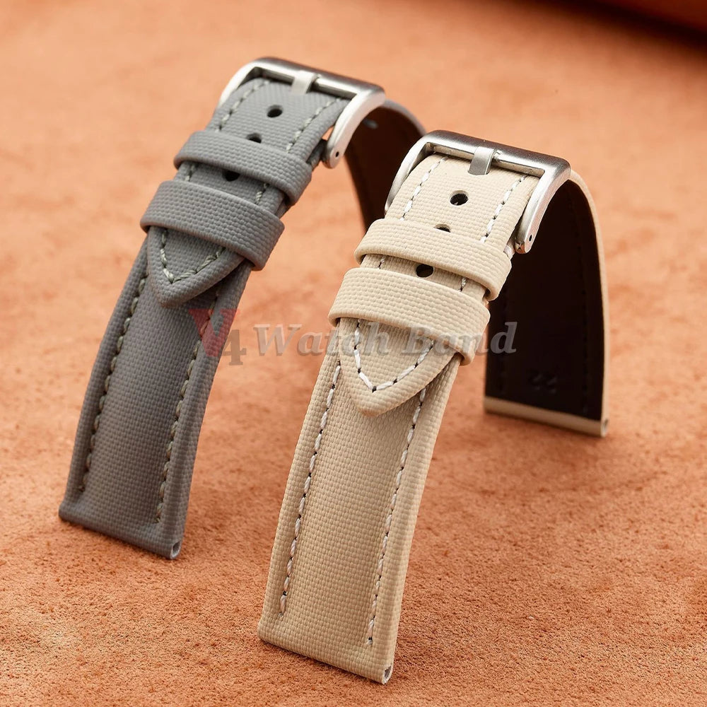 Premium Sailcloth Strap 18mm 19mm 21mm for Omega for Rolex Watch Band Durable Nylon Bracelet 20mm 22mm Quick Release Wristbelt
