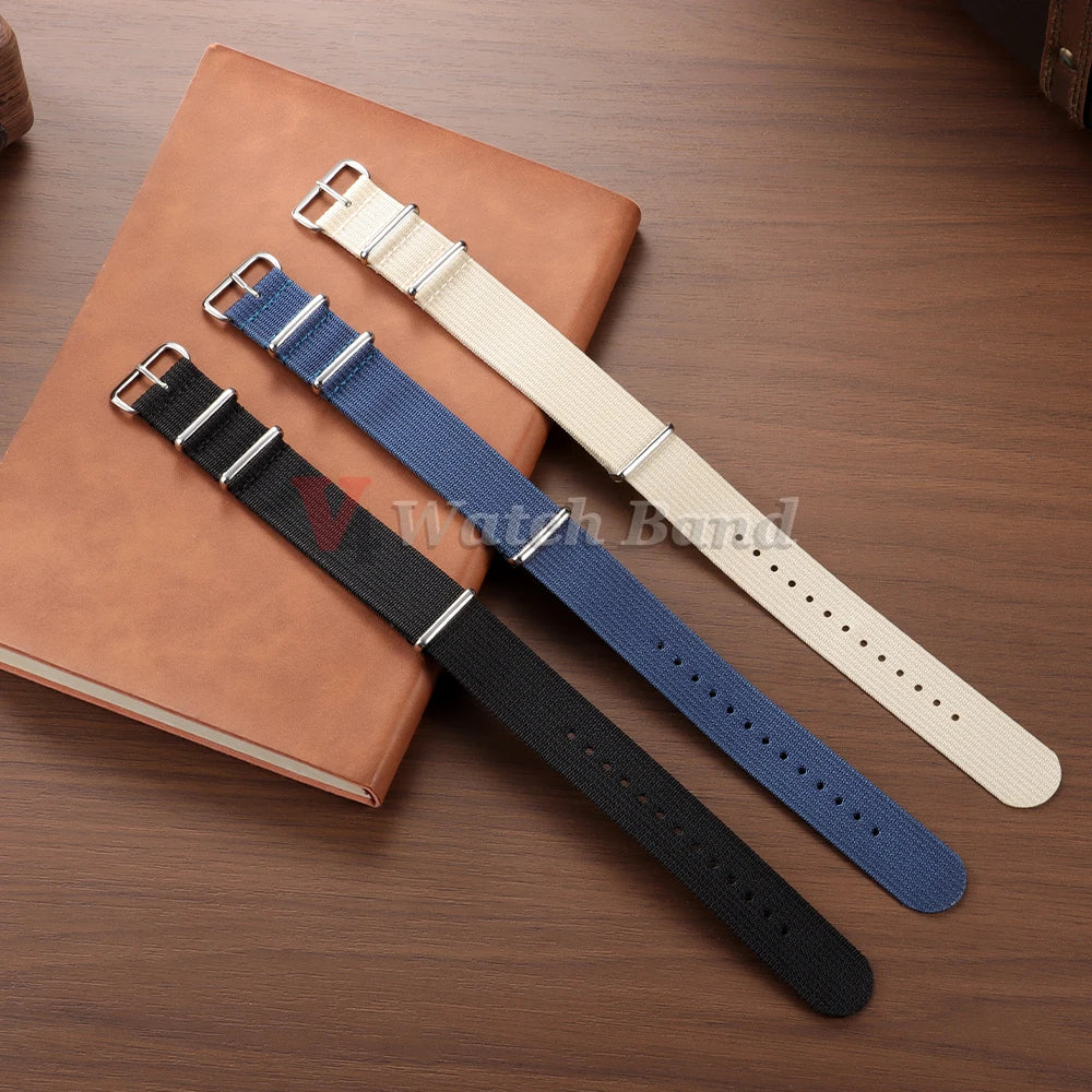 18mm 20mm 22mm Nylon Watch Strap for Tudor Green Military Casual Watchband Replacement for Seiko for Omega Sport Bracelet Belts