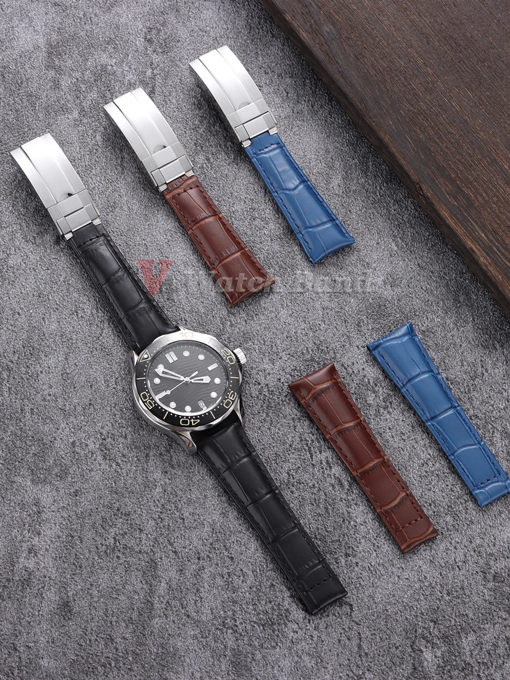 20mm Watch Band for Rolex SUBMARINER Yacht-Master DAYTONA GMT Cowhide Leather Men Strap Waterproof Wrist Belt Watch Accessories