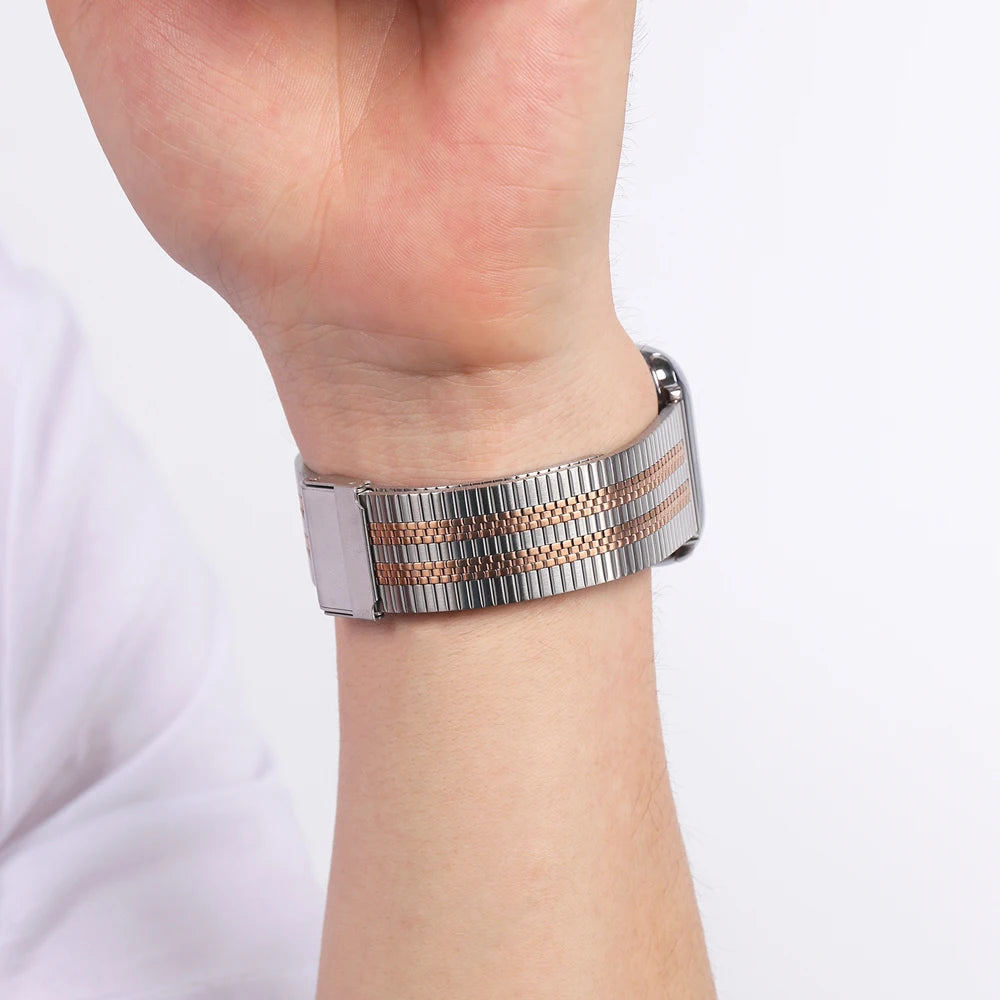 Metal Strap For Apple Watch Band 49mm 45mm 41mm 46mm 44mm Stainless Steel Correa Bracelet belt iwatch 42mm series 7 6 SE 8 Ultra