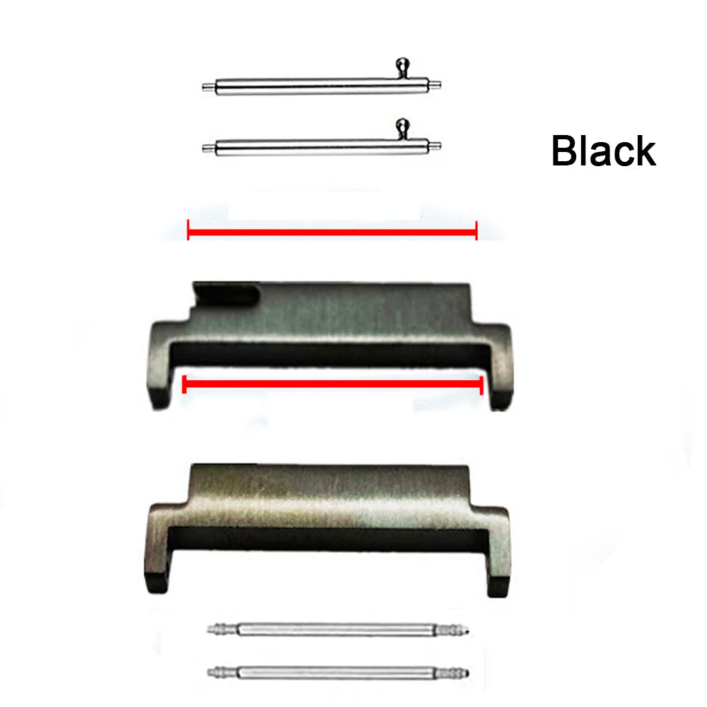 Watch Strap Adapter 20mm-22mm Spring Bars To Quick Release Pins Band Connectors for Samsung Galaxy Watch 3 Watchband Accessories