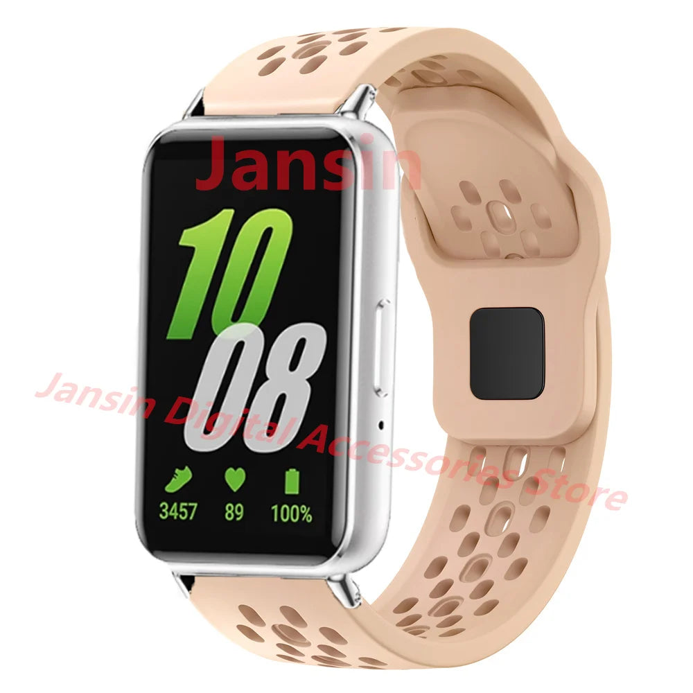 Silicone Band For Samsung Galaxy Fit 3 Strap Sport Wristband Correa For Samsung Galaxy Fit3 Bracelet Accessories Watchband