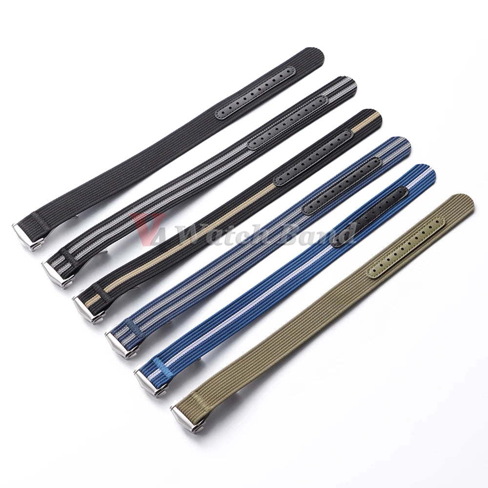 20mm Nylon Watch Strap for Seiko for Tudor Loop Fastener Watch Band for Omega Men Women Military Sport Waterproof Wrist Bracelet