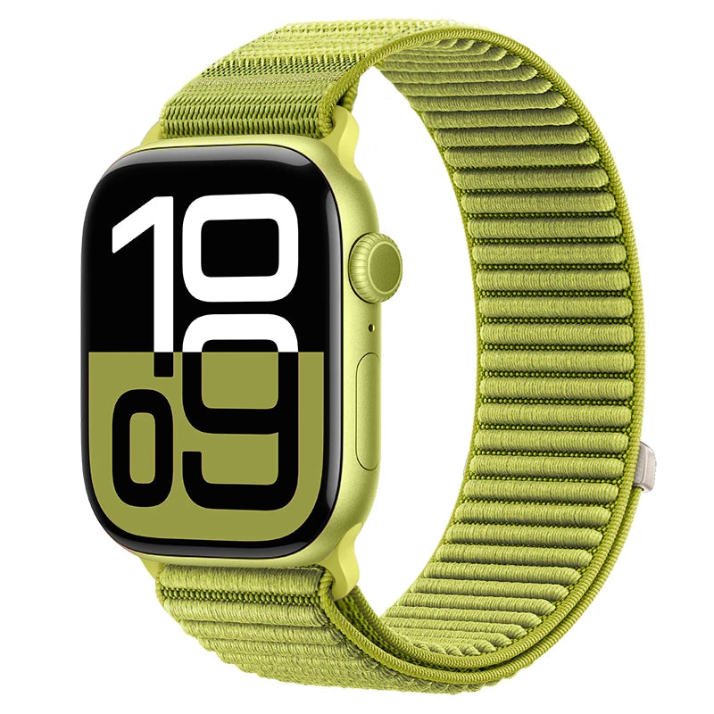 Sport Band For Apple Watch 11 10 42mm 46mm Ultra 3 49mm Nylon Loop Strap For Iwatch SE 3 40 44mm 9 2 8 7 38/41mm 45mm Watchand