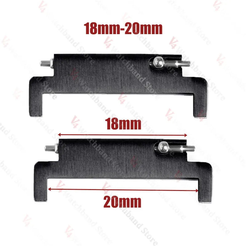 1 Pair Watch Strap Adapter 18mm To 20mm 22mm,20mm To 18/20/22mm,22mm To 22mm Quick Release Pins Connectors Watchband Accessories