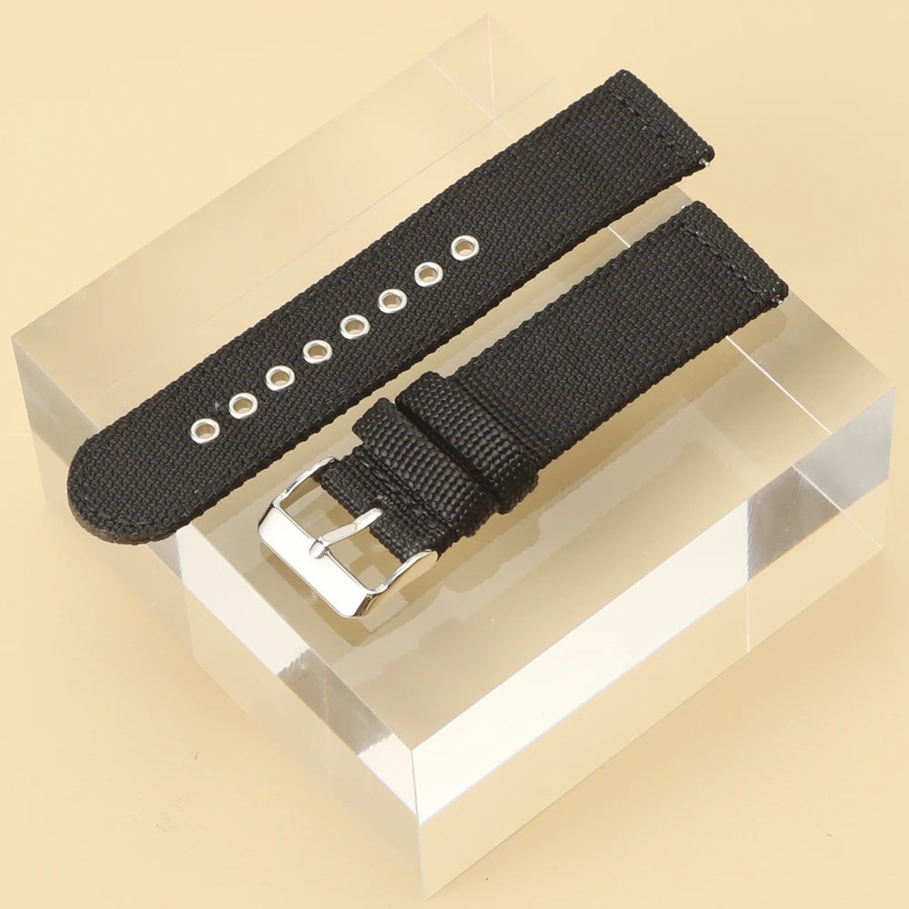 Quick Release Nylon Watch Band 18mm 20mm 22mm Replacement Strap Men Women Bracelet for Samsung Watch 6/5/4/3 for Huawei