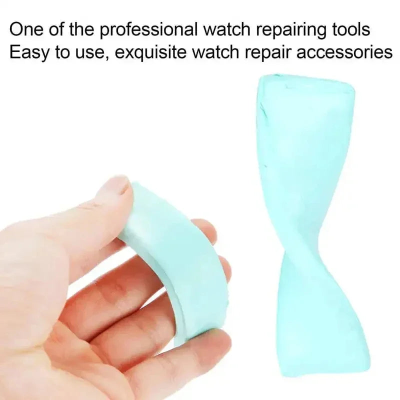 1/2pcs Watch Parts Movement Cleaning Clay Rubber Putty Cleaner with Wooden Stick for Watchmakers Watch Repair Tool Accessories