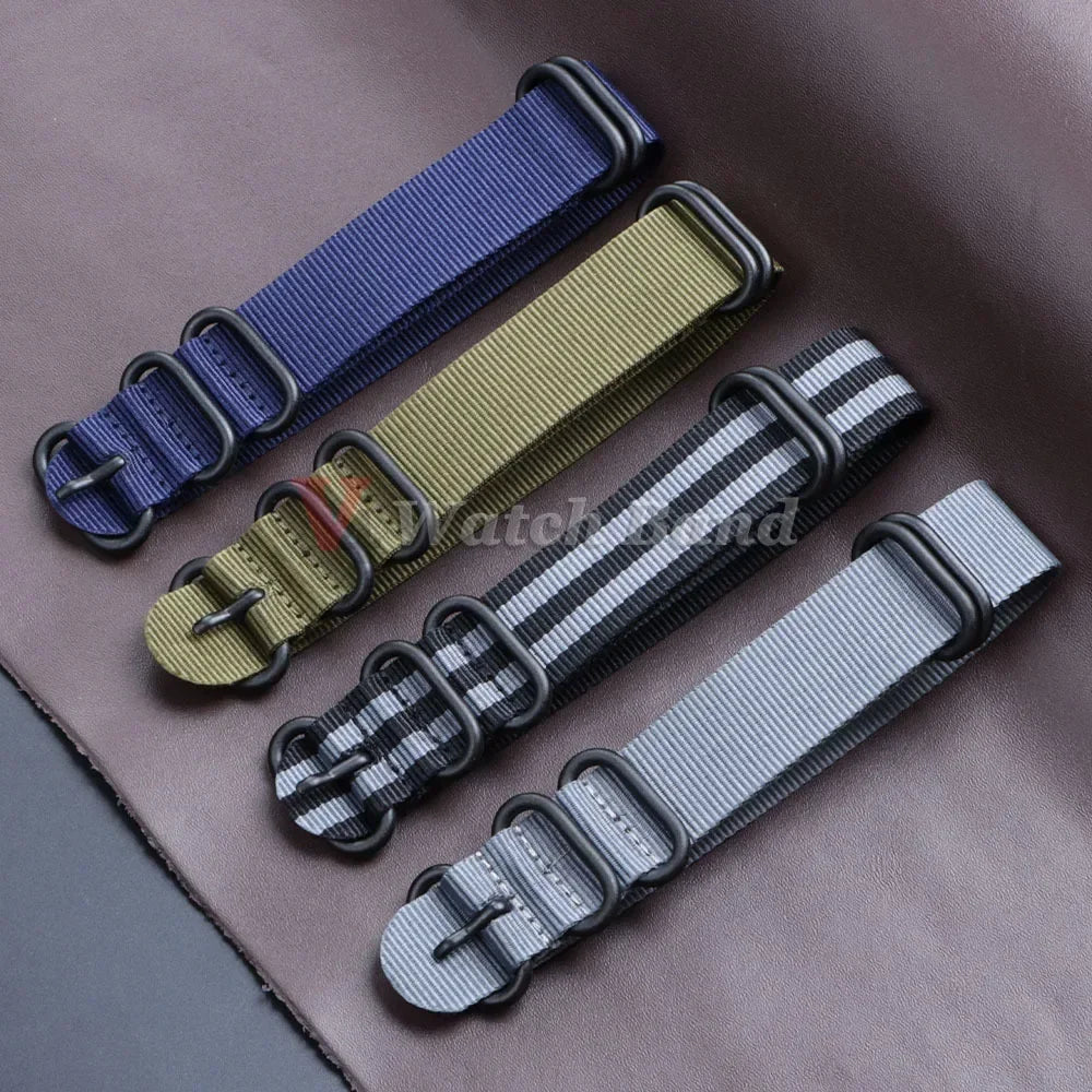18mm 20mm 22mm Strap for Seiko High Quality Nylon Watch Band for Omega Army Sport Bracelet Replacement Military Casual Watchband